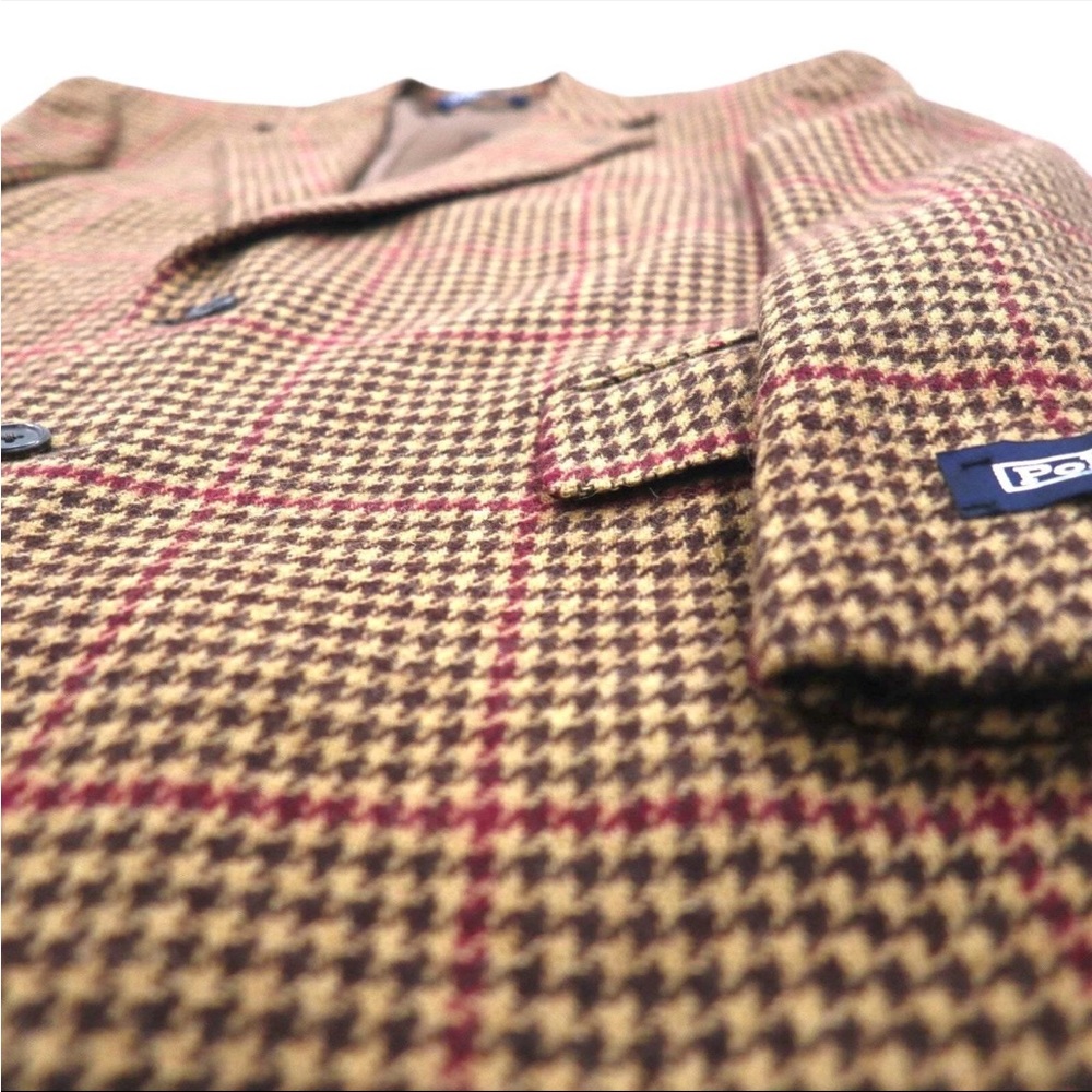 Ralph Lauren Tweed 100% wool gun club sport coat - Picture 14 of 15